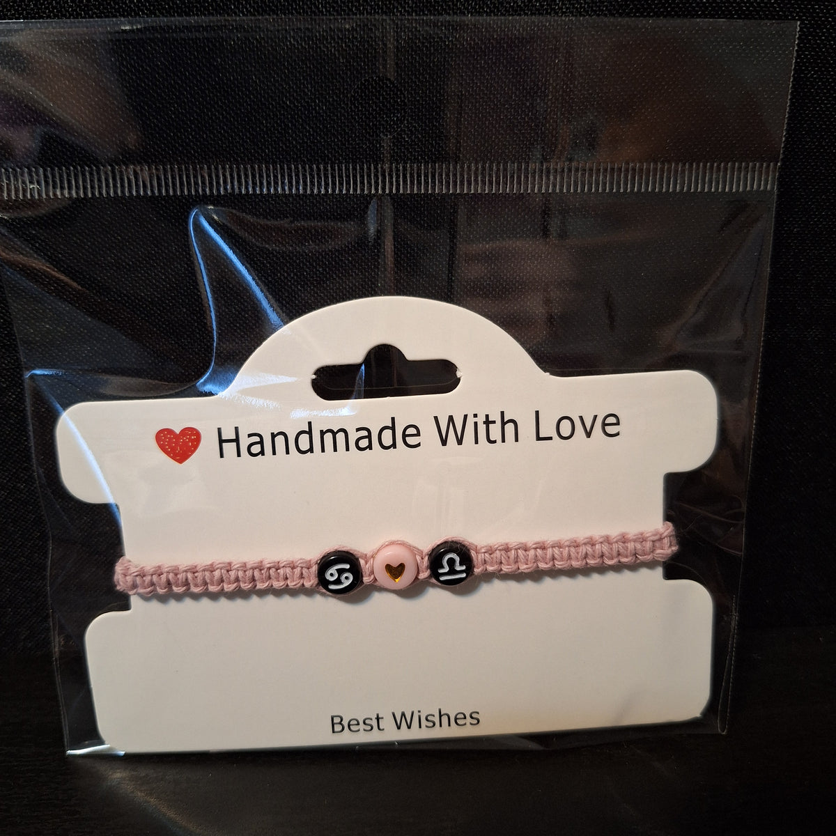 βοΈπ€βοΈ Cancer Libra Zodiac Love Lucky Bracelet