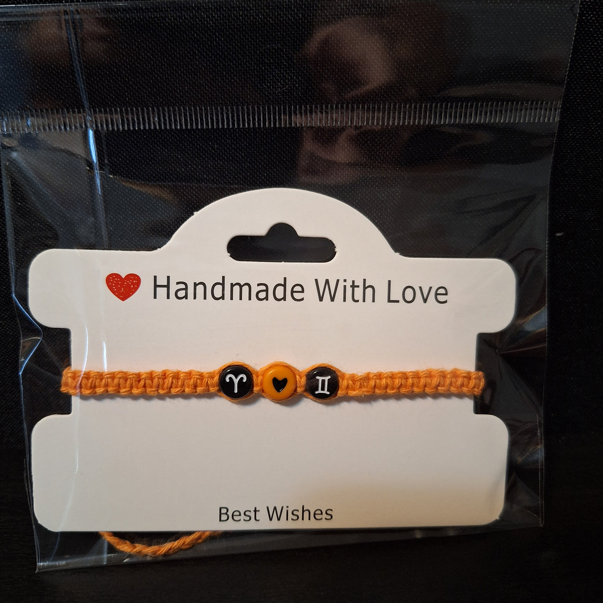 βοΈπ€βοΈ Aries Gemini Zodiac Love Lucky Bracelet