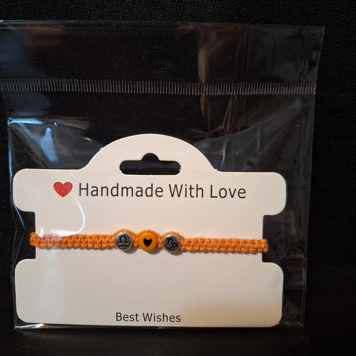 ♎️🖤♑️ Libra Capricorn Zodiac Love Lucky Bracelet