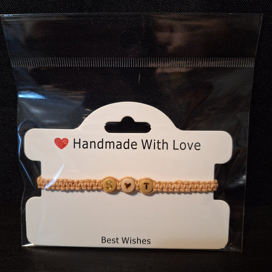 Initial Love Lucky Bracelet (S & T)