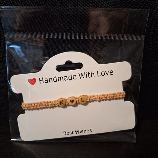 Initial Love Lucky Bracelet (K & L)