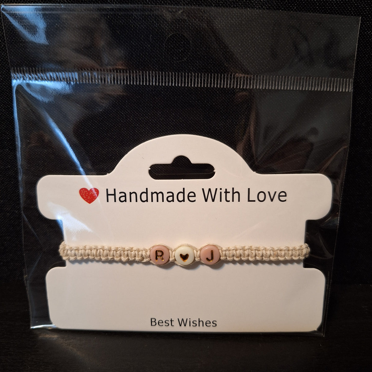 Initial Love Lucky Bracelet (R & J)