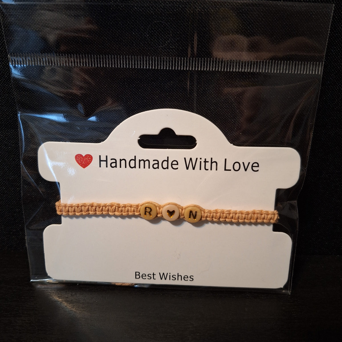 Initial Love Lucky Bracelet (R & N)