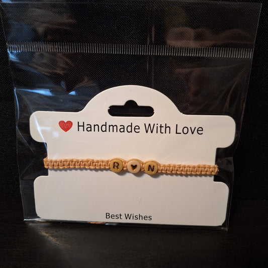 Initial Love Lucky Bracelet (R & N)
