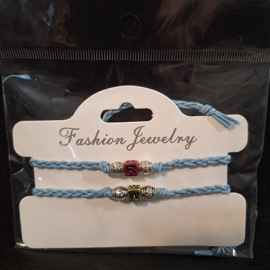 Initial Love Lucky Bracelet (R & W)