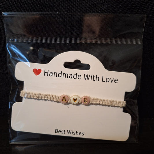 Initial Love Lucky Bracelet (A & B)