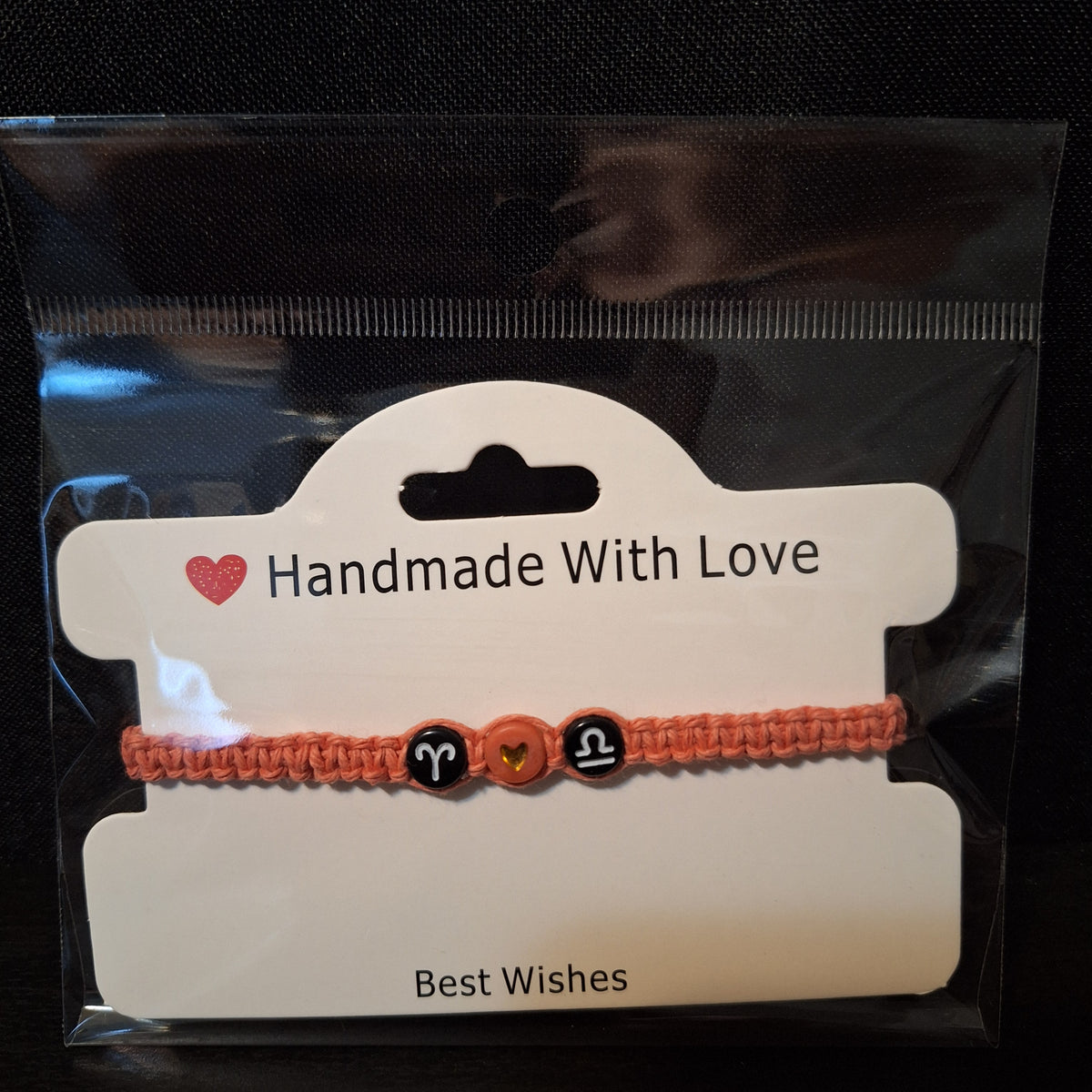 ♈️🖤♎️ Aries Libra Zodiac Love Lucky Bracelet