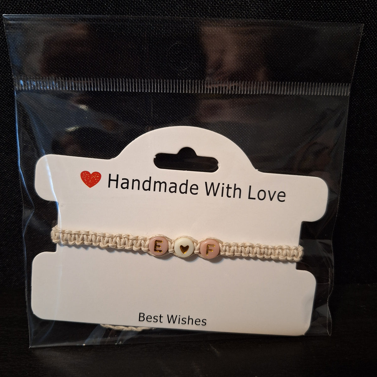 Initial Love Lucky Bracelet (E & F)
