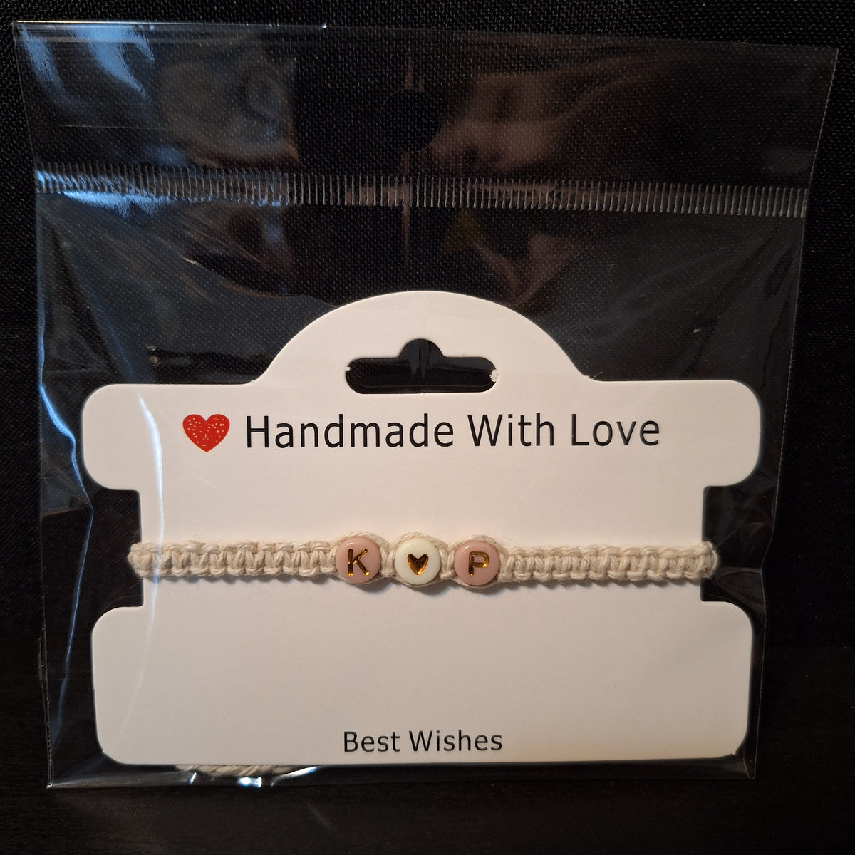 Initial Love Lucky Bracelet (K & P)