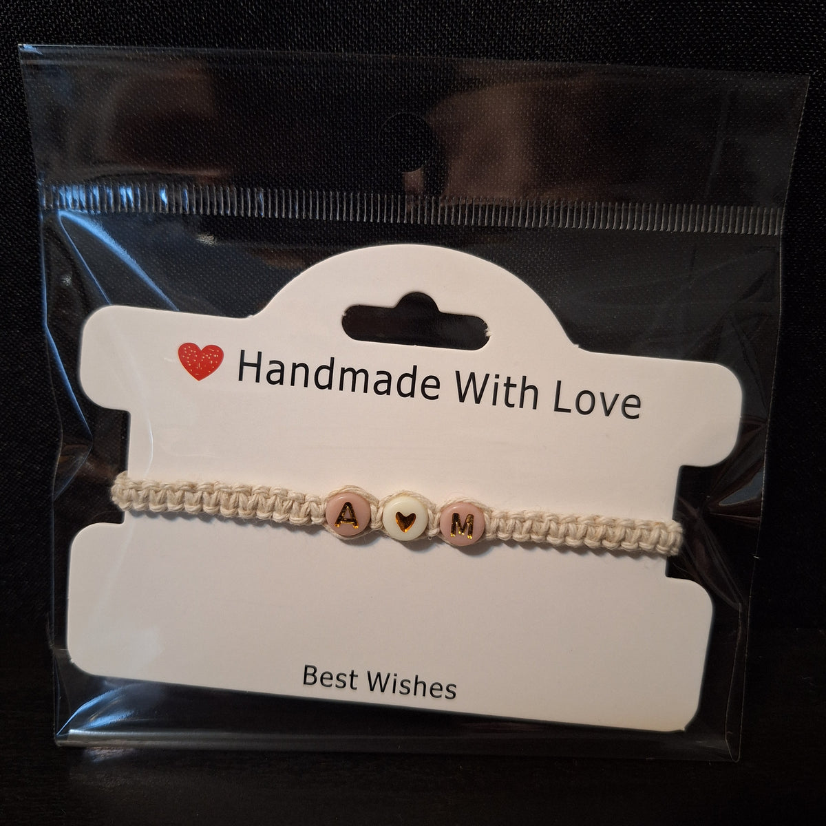 Initial Love Lucky Bracelet (A & M)