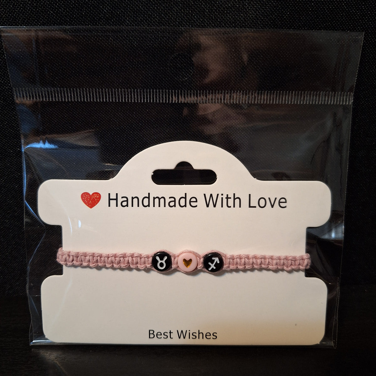 ♉️🖤♐️ Taurus Sagittarius Zodiac Love Lucky Bracelet